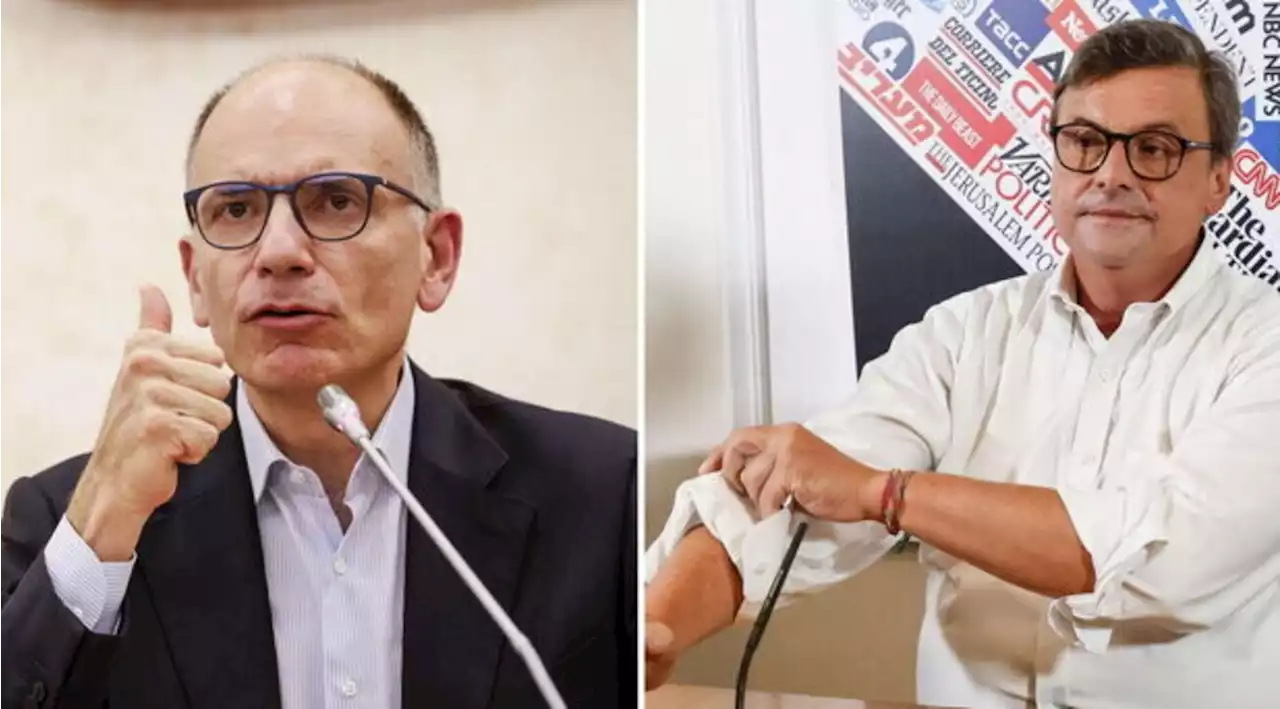 Elezioni, Letta: contro la destra siamo soli, loro obiettivo cacciare Mattarella e cambiare la Costituzione | Calenda: 'Son tutte cazz...'