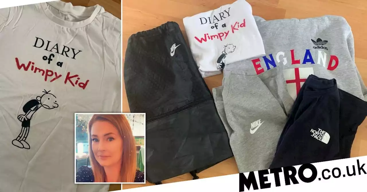 Mum says she saves hundreds on son's clothes by ironing Nike logos onto shirts