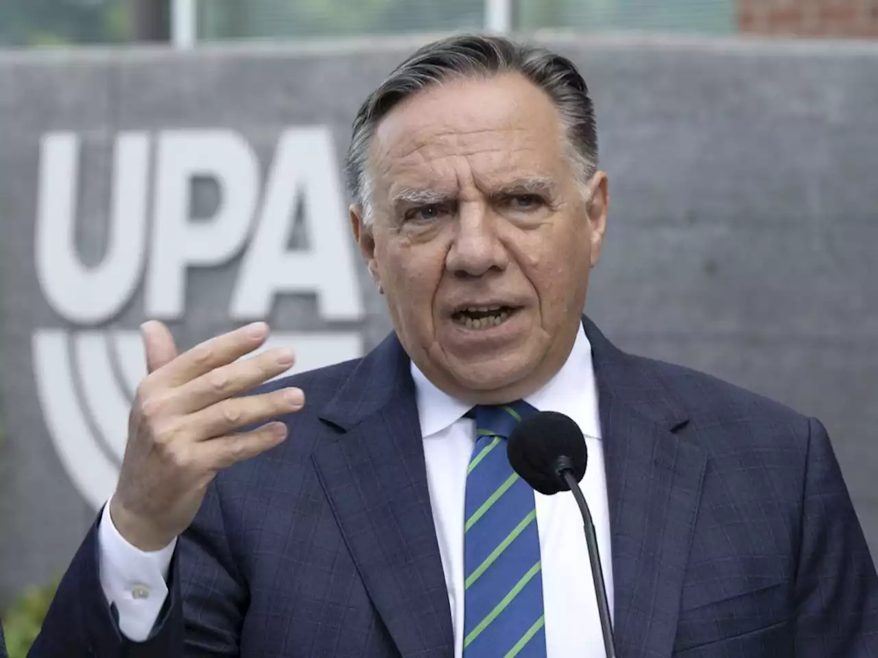 Francois Legault sorry for English content on CAQ party website — a single document on its accomplishments