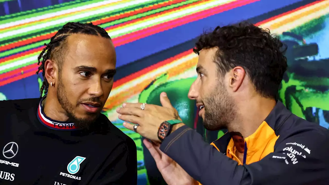 Lewis Hamilton tells Daniel Ricciardo 'you'd be racing' if he was managing him