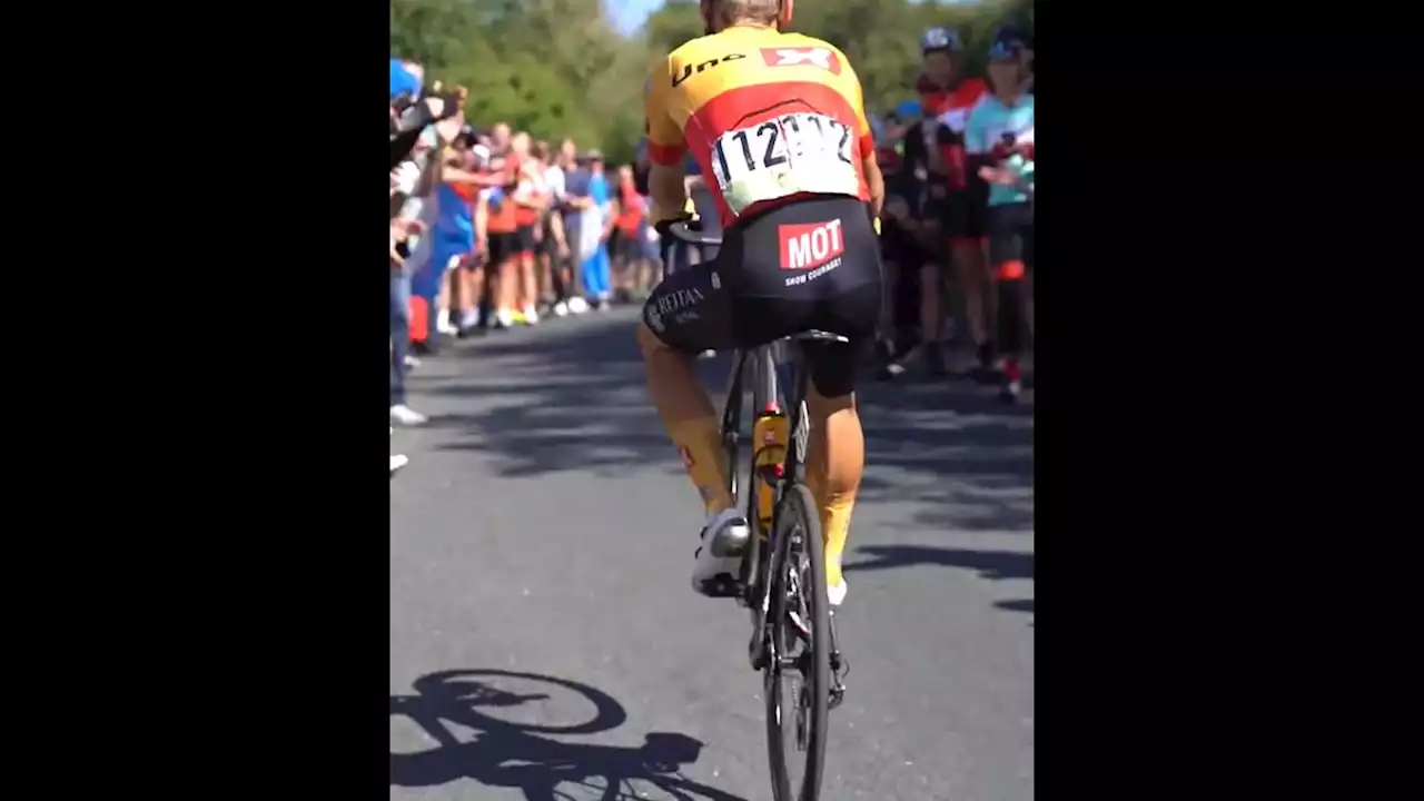 Wheelie impressive skills by Tour of Britain rider up 20% climb + more on the live blog