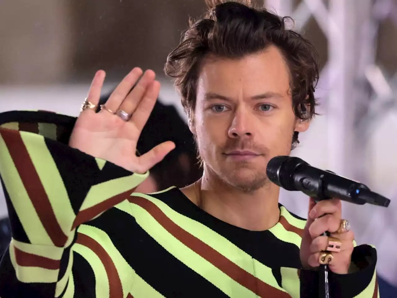 Harry Styles jokes he went to Venice to spit on Chris Pine