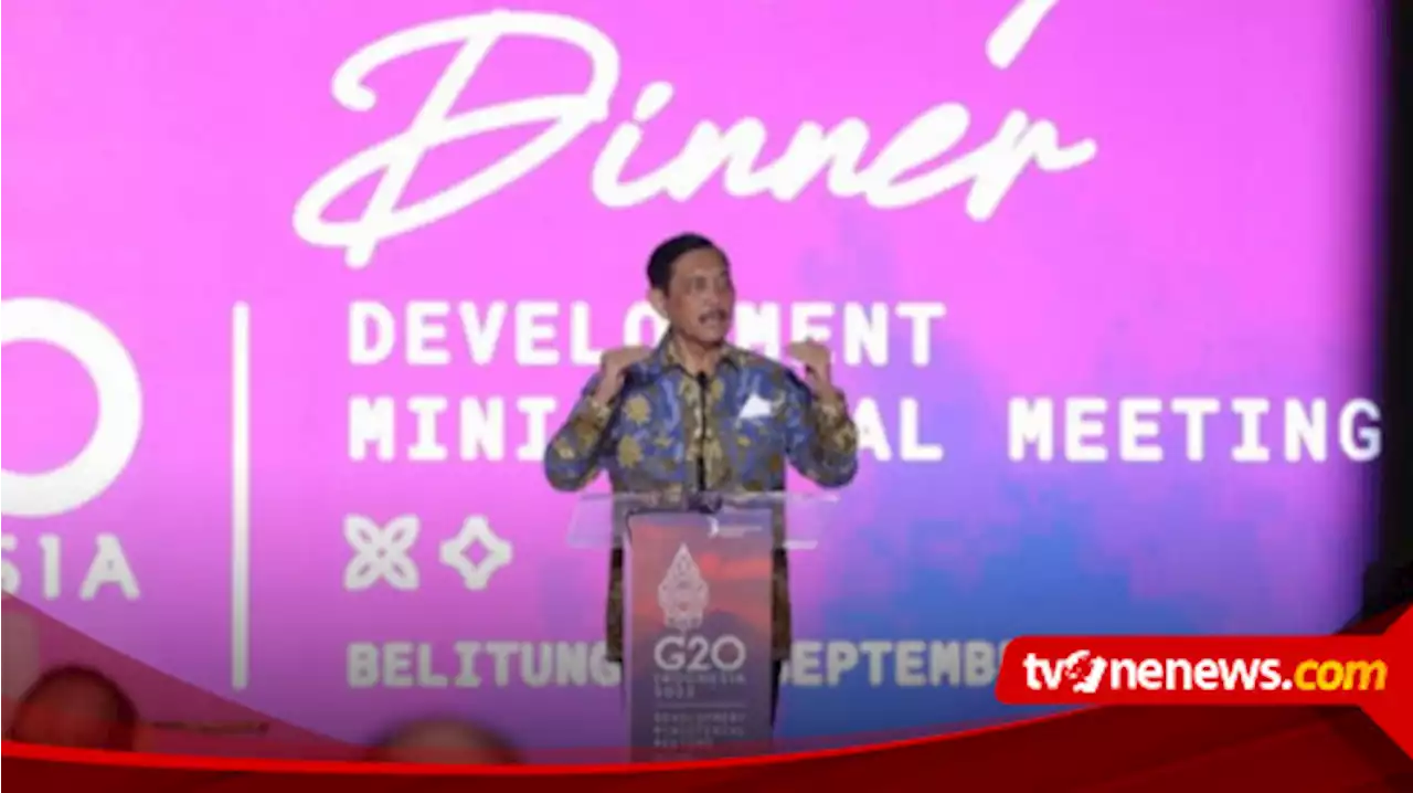 Luhut Mengajak Negara G20 Membangun Ekonomi Biru dan Hijau Demi Masa Depan