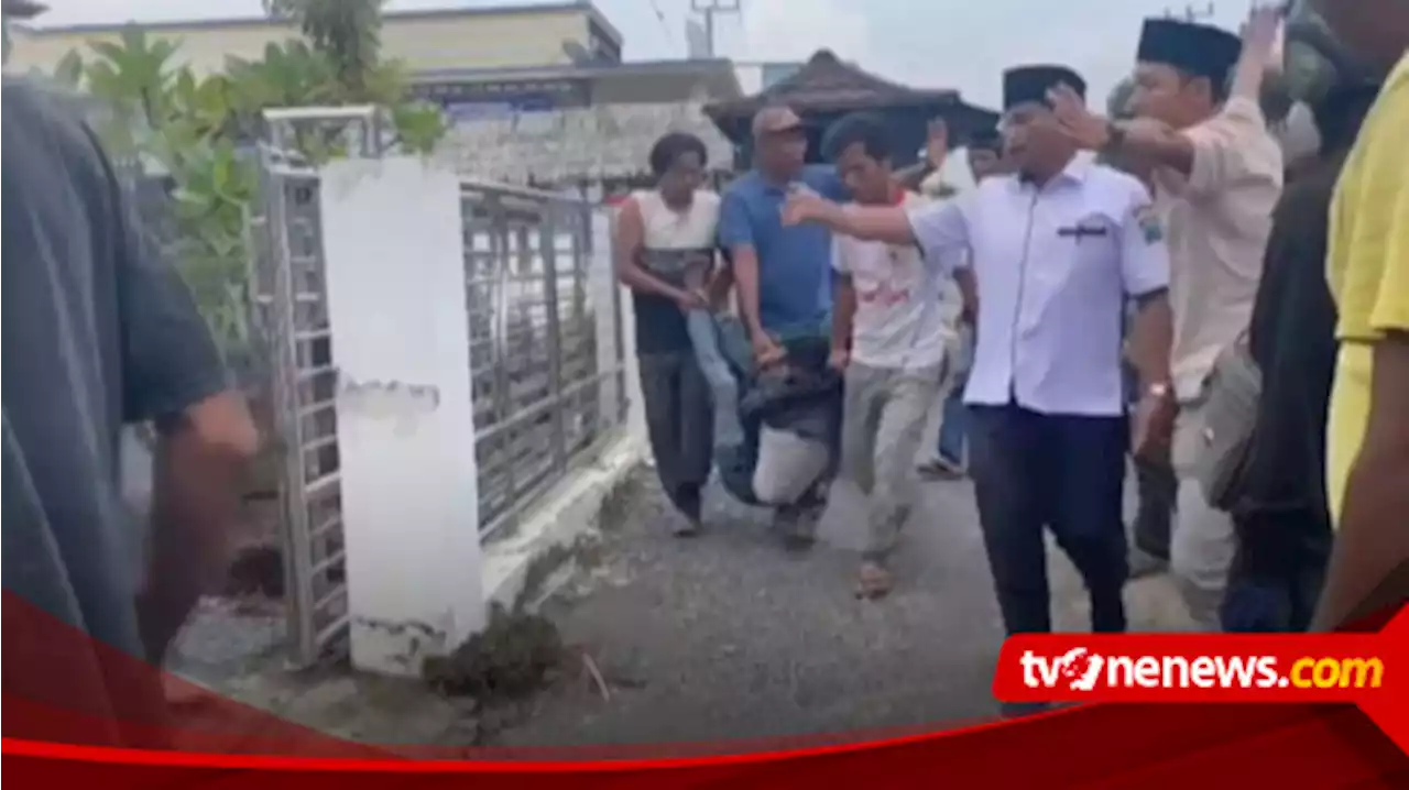 Sadis! Pelaku Pembunuhan Seorang Kakek di Lampung Babak Belur Dihakimi Massa