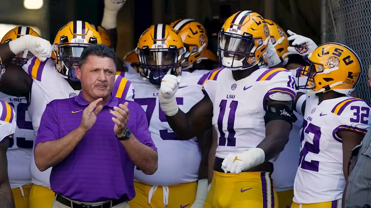 Former LSU football coach Ed Orgeron on his departure: 'What door you want me out of?'