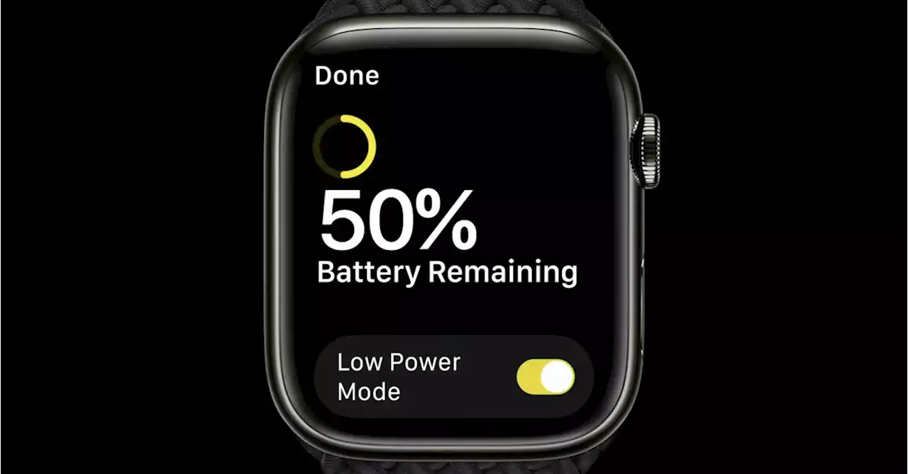 Apple’s low power mode isn’t just for the new watches