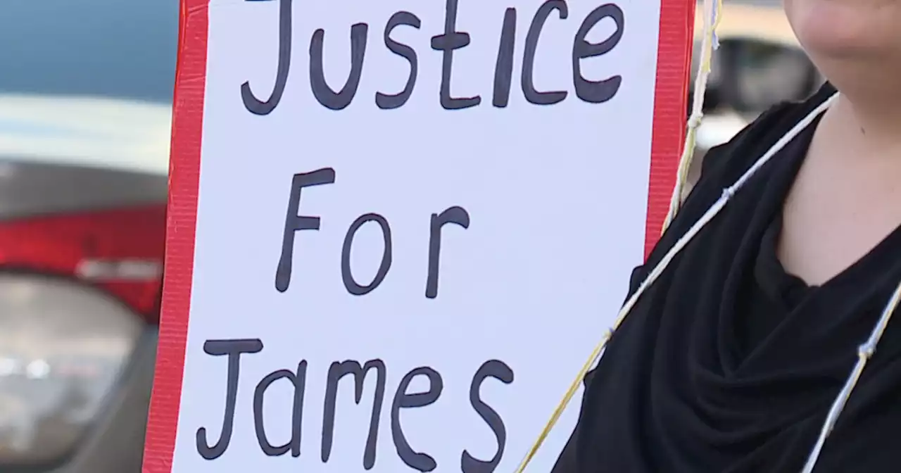 Protestors gather outside Stark Co. Office Building after grand jury declines to indict Canton Police Officer