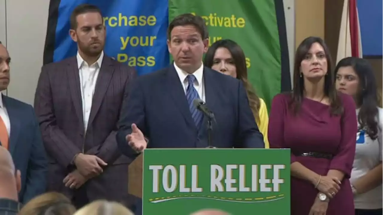 Florida Gov. Ron DeSantis seeks to expand toll discounts