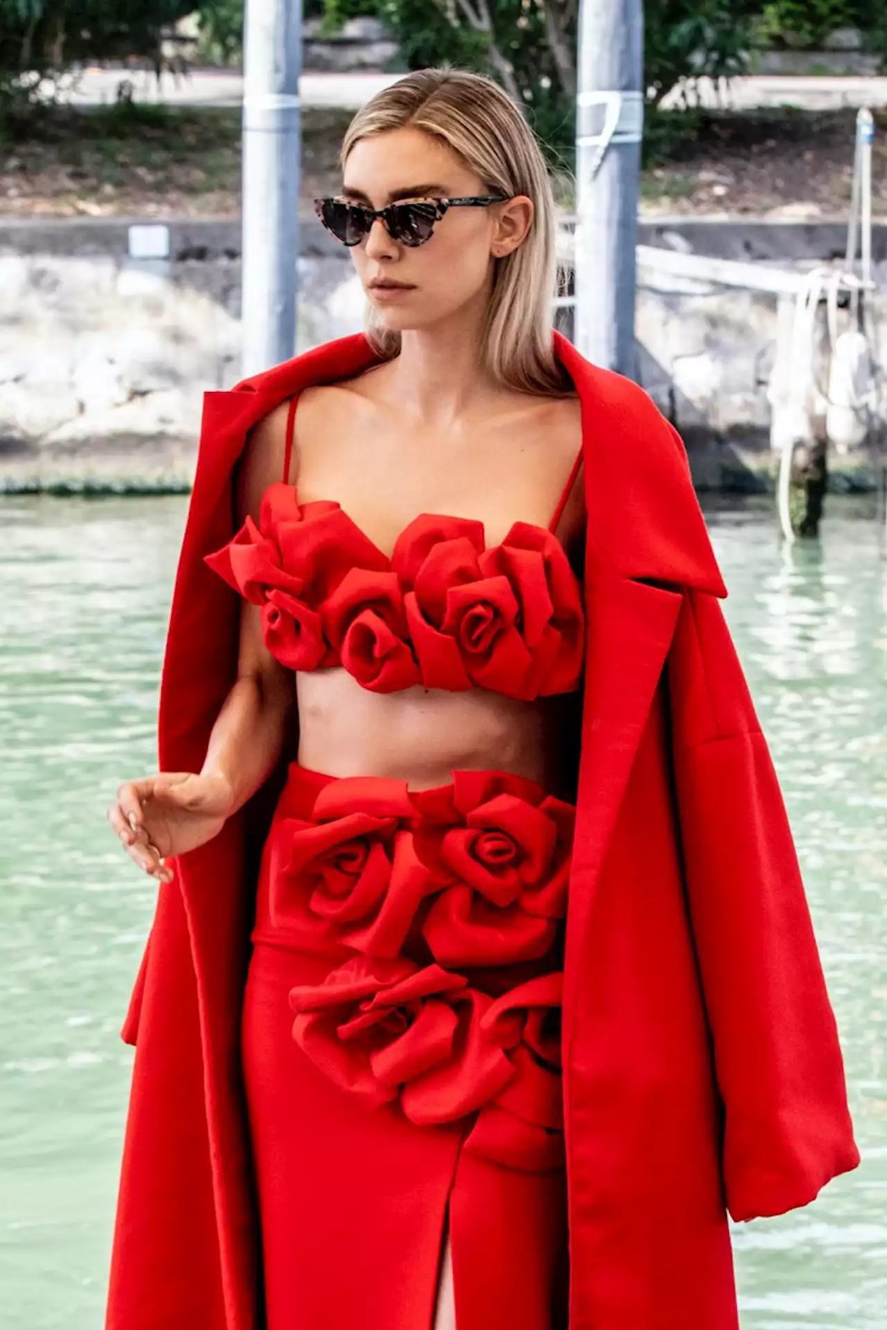 Vanessa Kirby Takes Venice in a Floral Fantasy