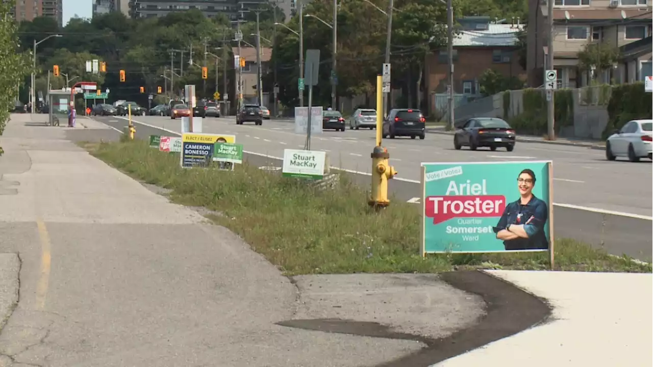 Municipal election signs now allowed in Ottawa