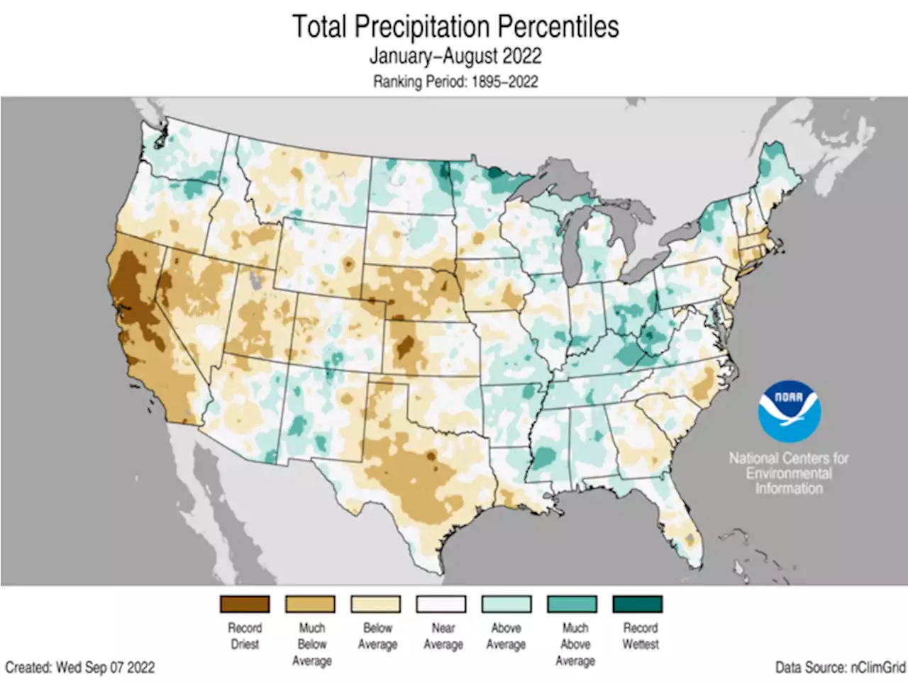 U.S. sweltered through third-hottest summer on record