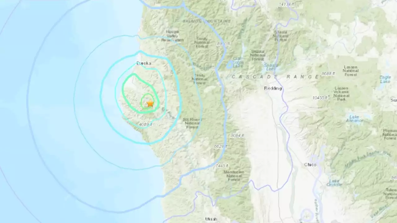 Preliminary 5.4 earthquake strikes near Rio Dell in Humboldt Co., USGS says