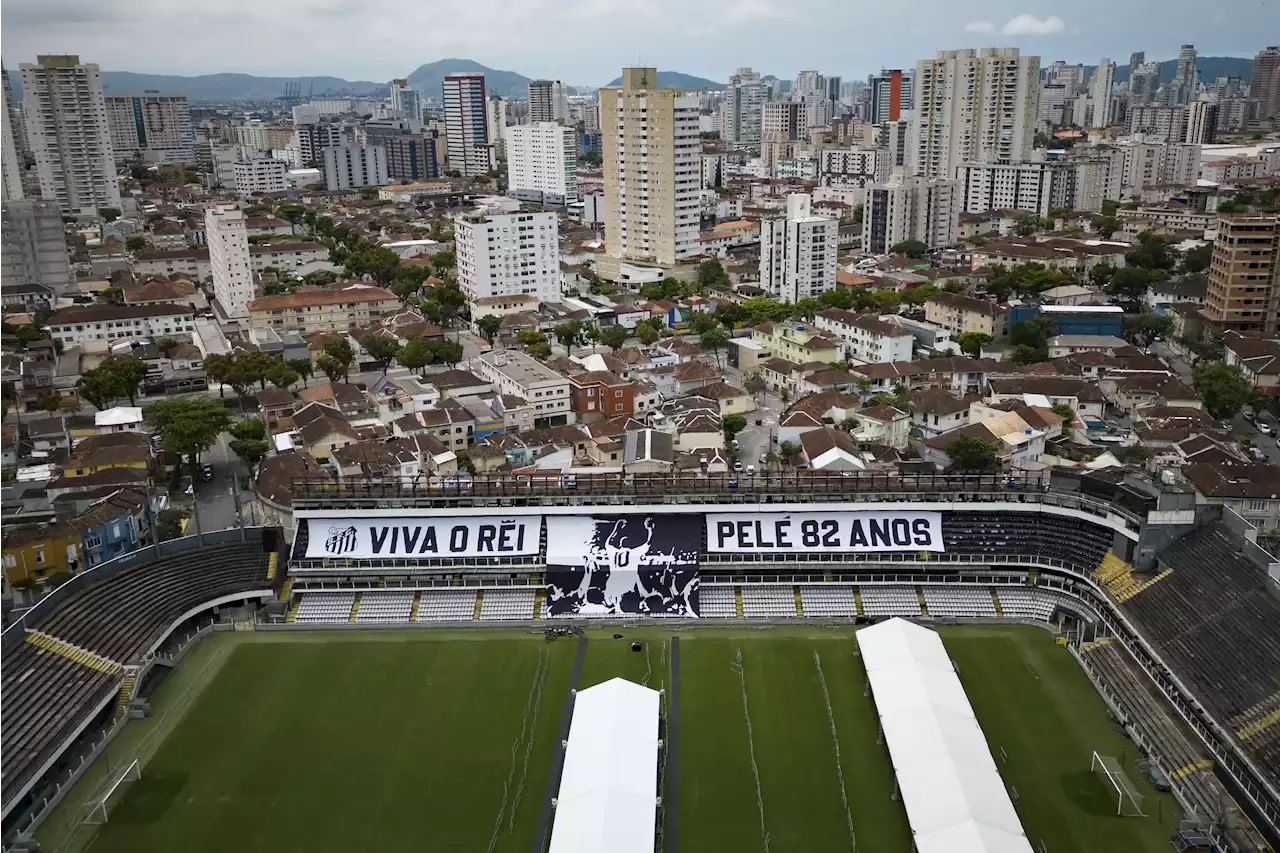 Pelé brought renown to Santos, Brazilian port city and team