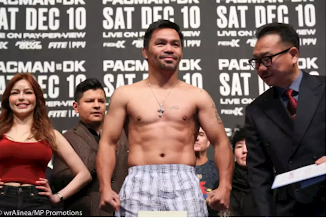 Manny Pacquiao set for ring return in 2023 after signing with Rizin