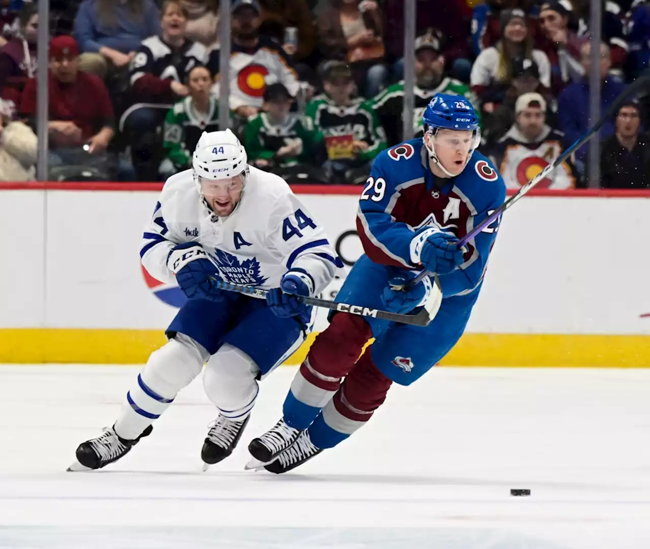 Toronto Maple Leafs spoil Nathan MacKinnon’s return to Avalanche lineup in Avs’ 6-2 loss