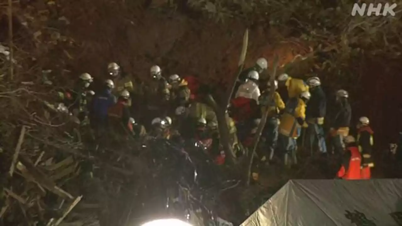 山形 土砂崩れ 不明の高齢夫婦 今も見つからず 夜を徹し捜索へ | NHK