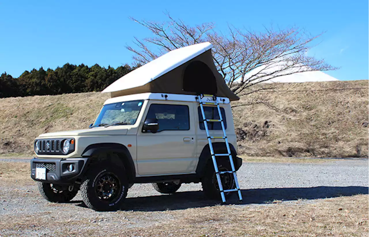 ジムニー専用ルーフテント「キャノティエ J3」…カンタン設営＆収納も秒速！ 車検もOK | CAR CARE PLUS