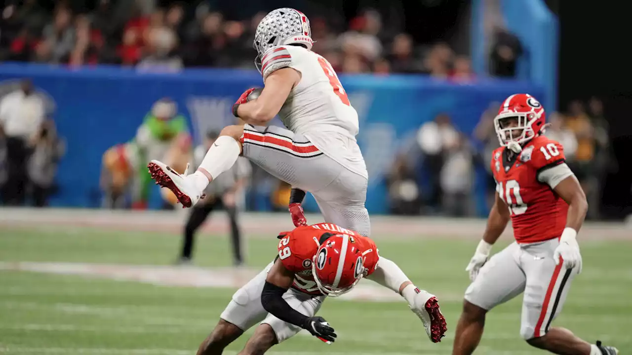 Ohio State's Cade Stover Taken to Hospital During Peach Bowl, per Holly Rowe