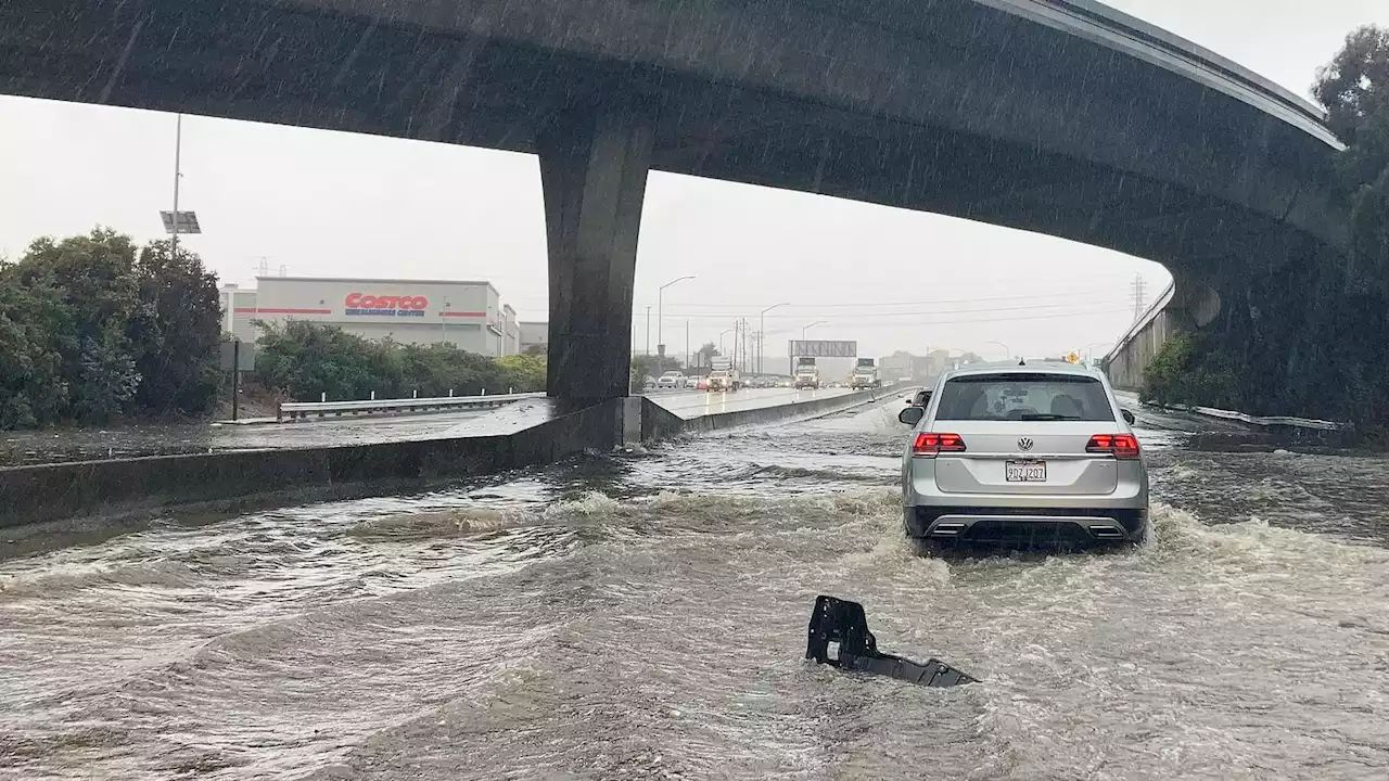 'Atmospheric river' dumps heavy rain, snow across California