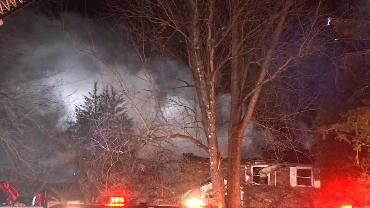 Fire destroys home in Montgomery Township, Pa.