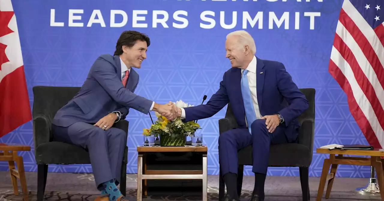 Biden, Trudeau talk Haiti, trade at Mexico City summit