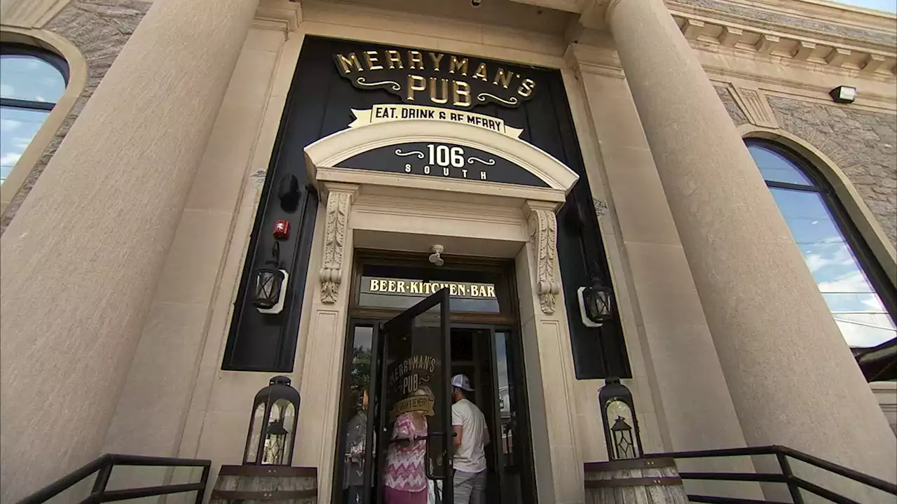 Merryman's Pub is this former dry town's first full bar