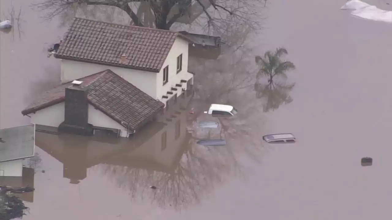 Video shows homes, highways near Gilroy flooded following major storm