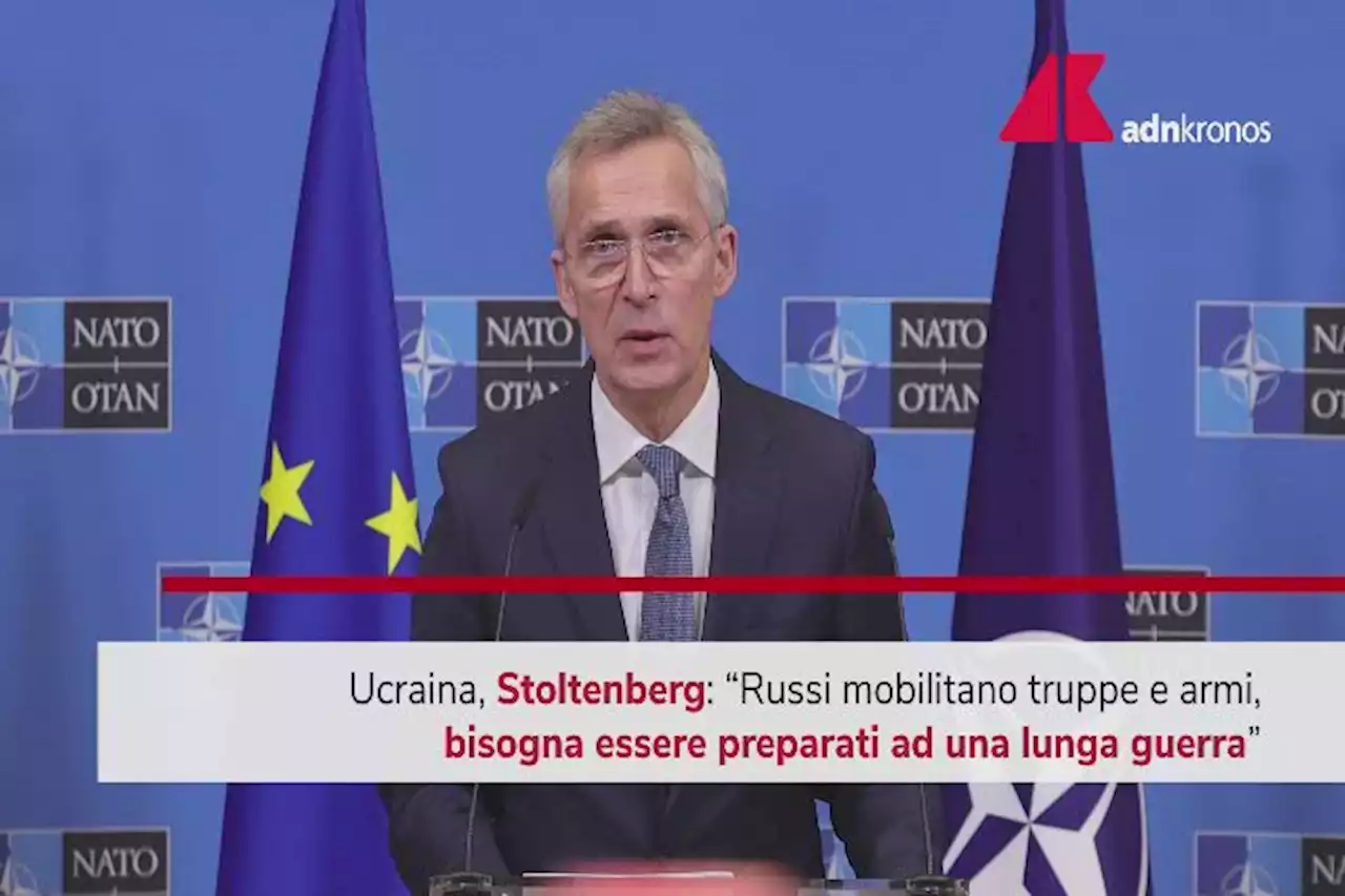 Ucraina, Nato: 'Continuare il nostro sostegno a Kiev'