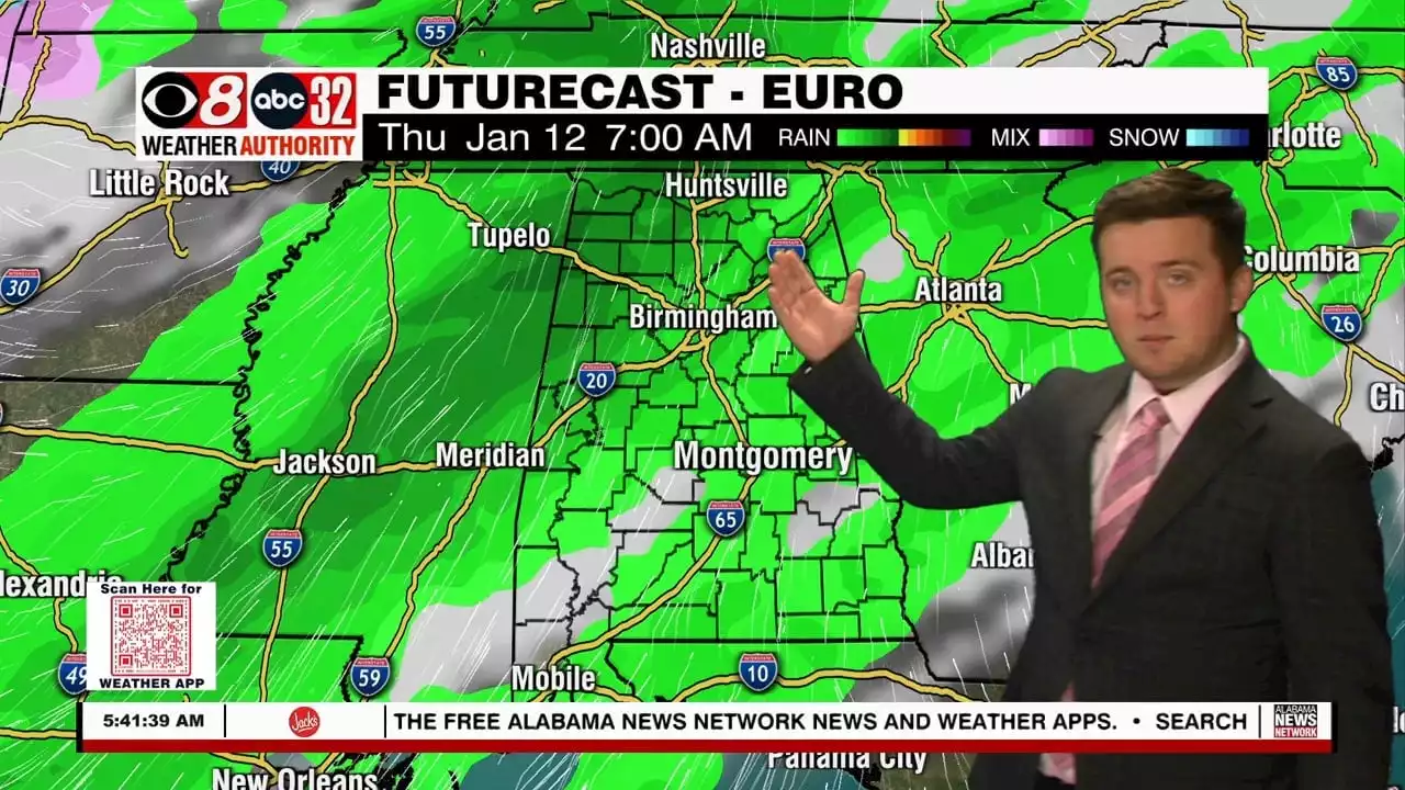 Sunny Tuesday; Strong to Severe Thursday - Alabama News