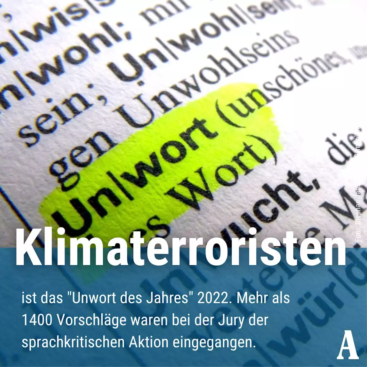 'Klimaterroristen' ist das 'Unwort des Jahres' 2022