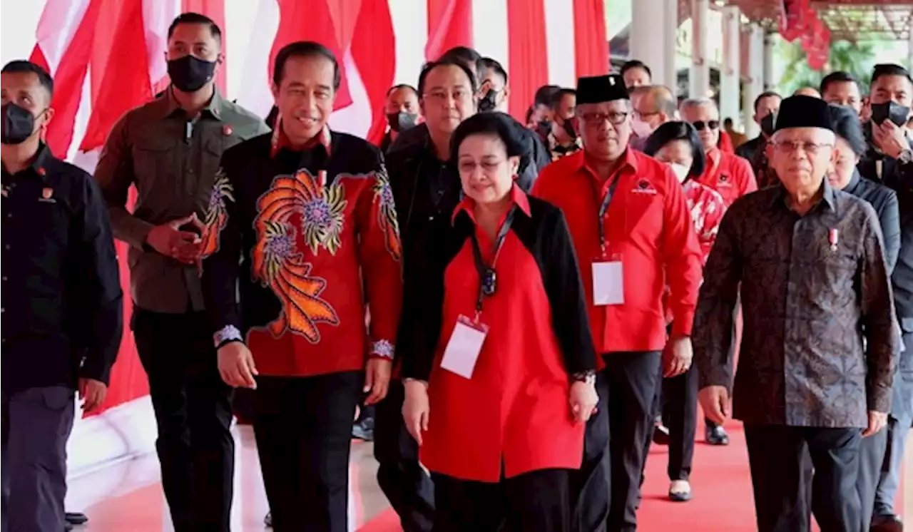 Megawati Buka Pidato HUT PDIP dengan Salam Pancasila