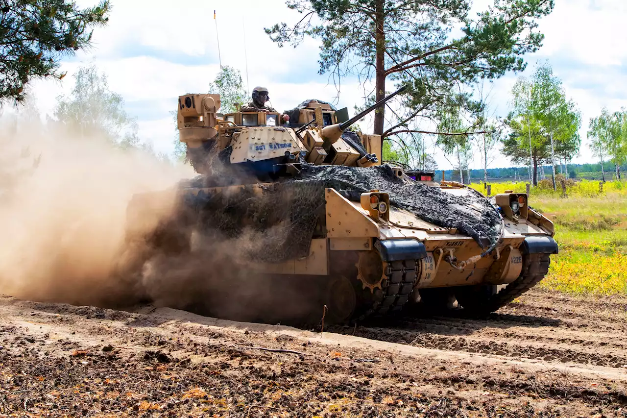 Ausbildung von Ukrainern an US-Panzern in Grafenwöhr