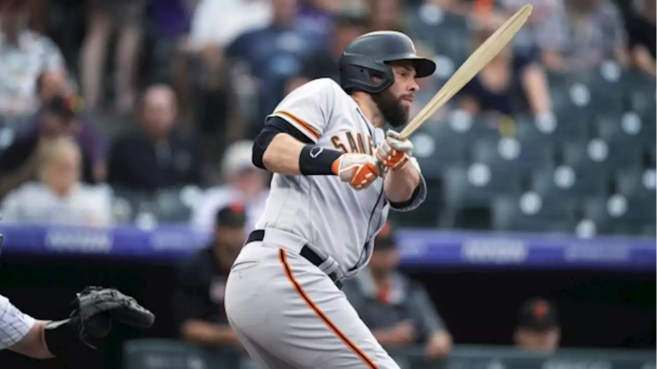 Blue Jays agree to terms on one-year deal with longtime Giants first baseman Brandon Belt