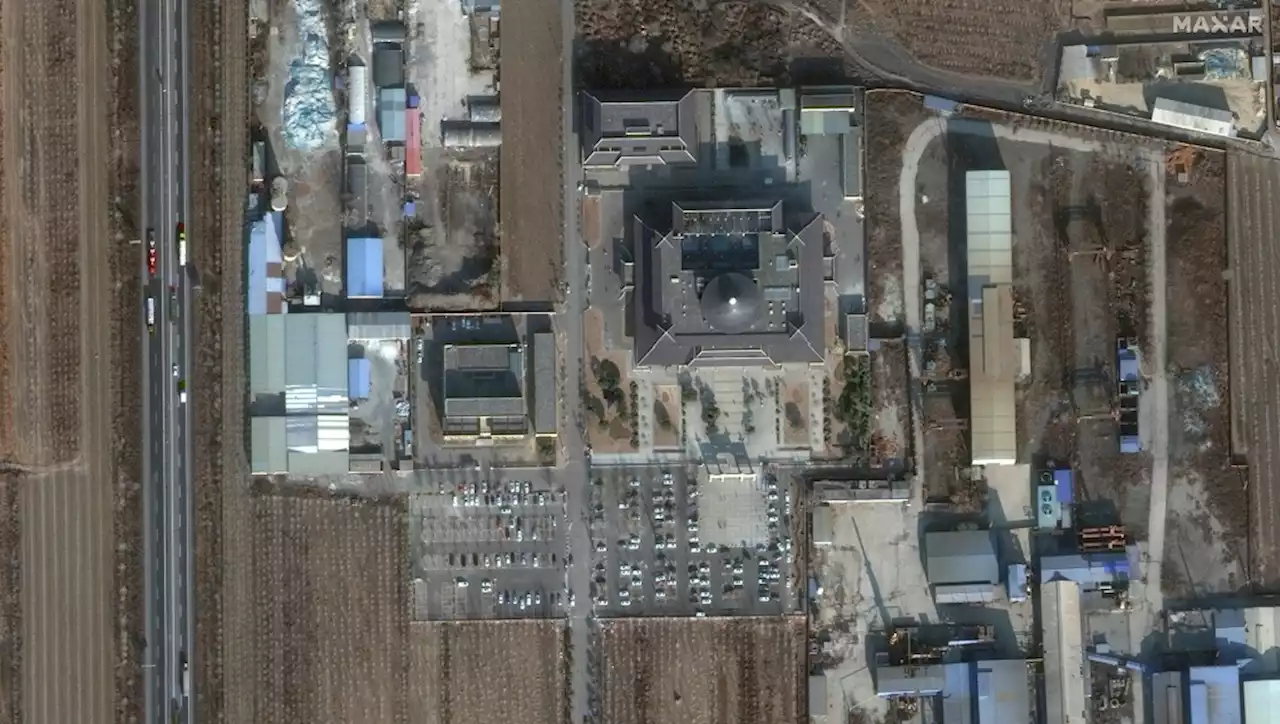 Satellite images capture crowding at China's crematoriums and funeral homes as COVID-19 surge continues