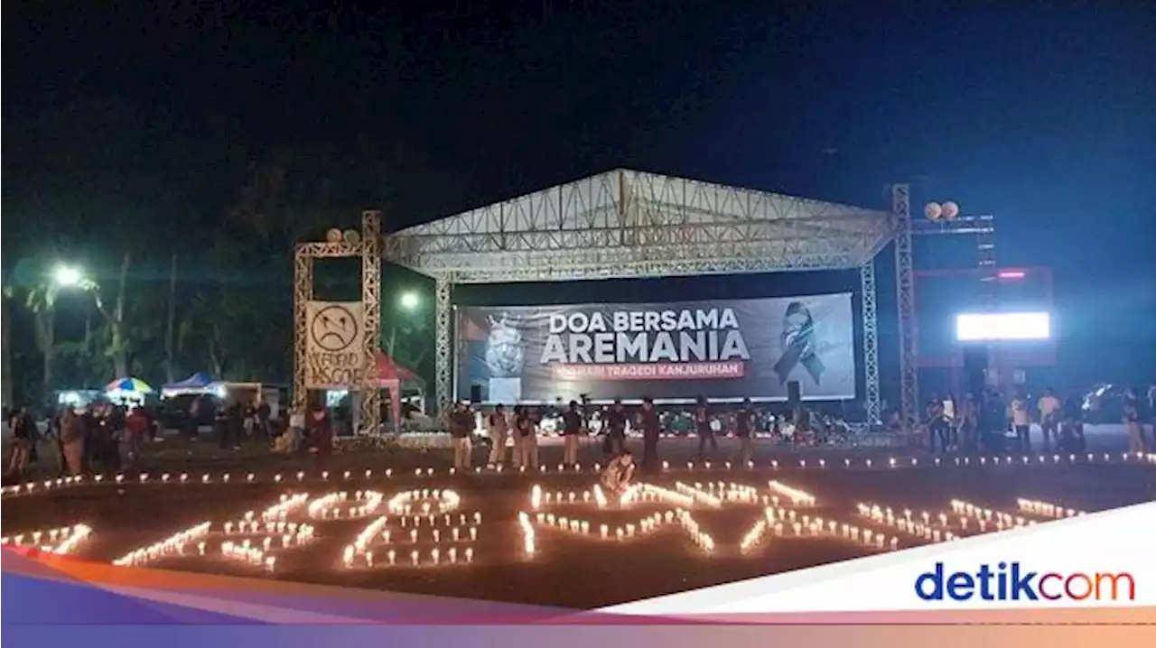 Doa 100 Hari Tragedi Kanjuruhan Khusyuk Dilantunkan di Malang