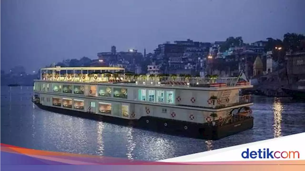 India Luncurkan Kapal Pesiar Mewah Lintasi Sungai, Bukan Lautan