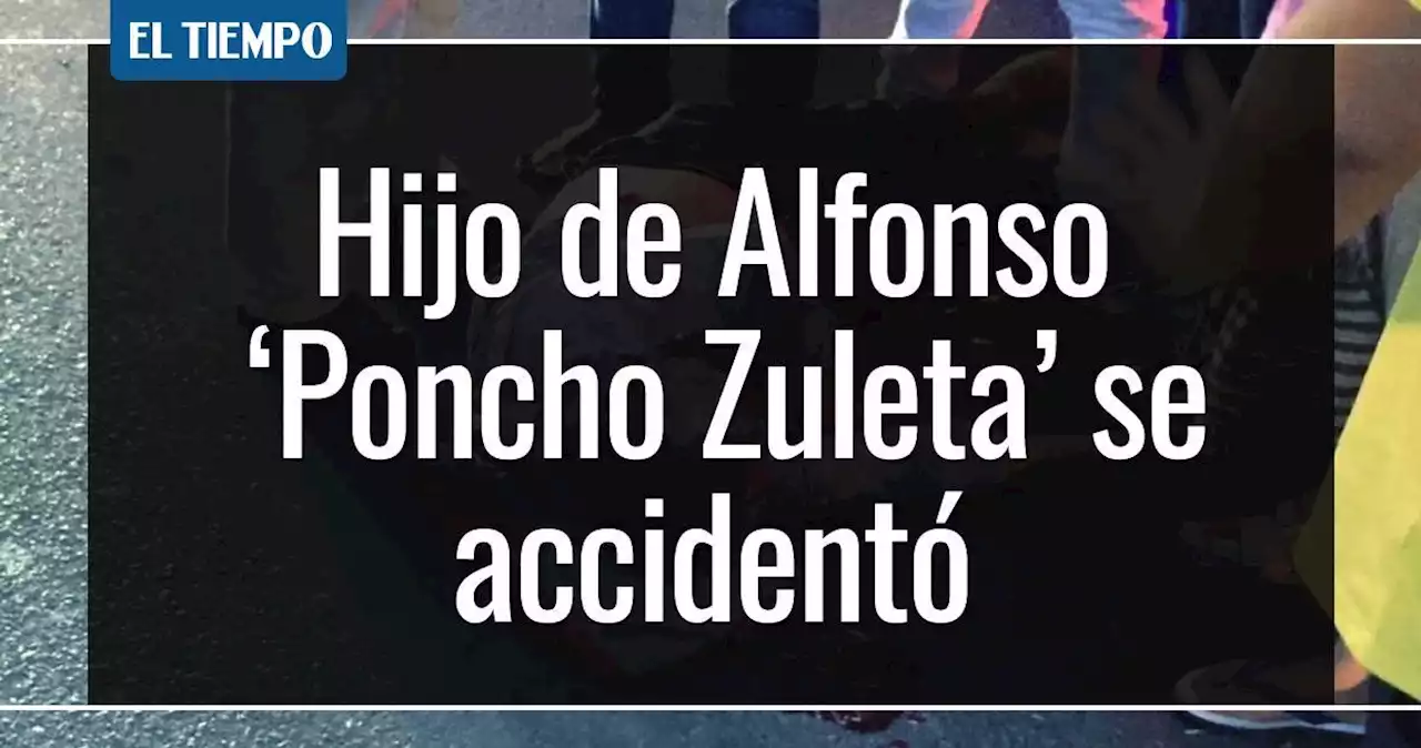 Impactante accidente de Kbeto Zuleta, hijo de Poncho Zuleta