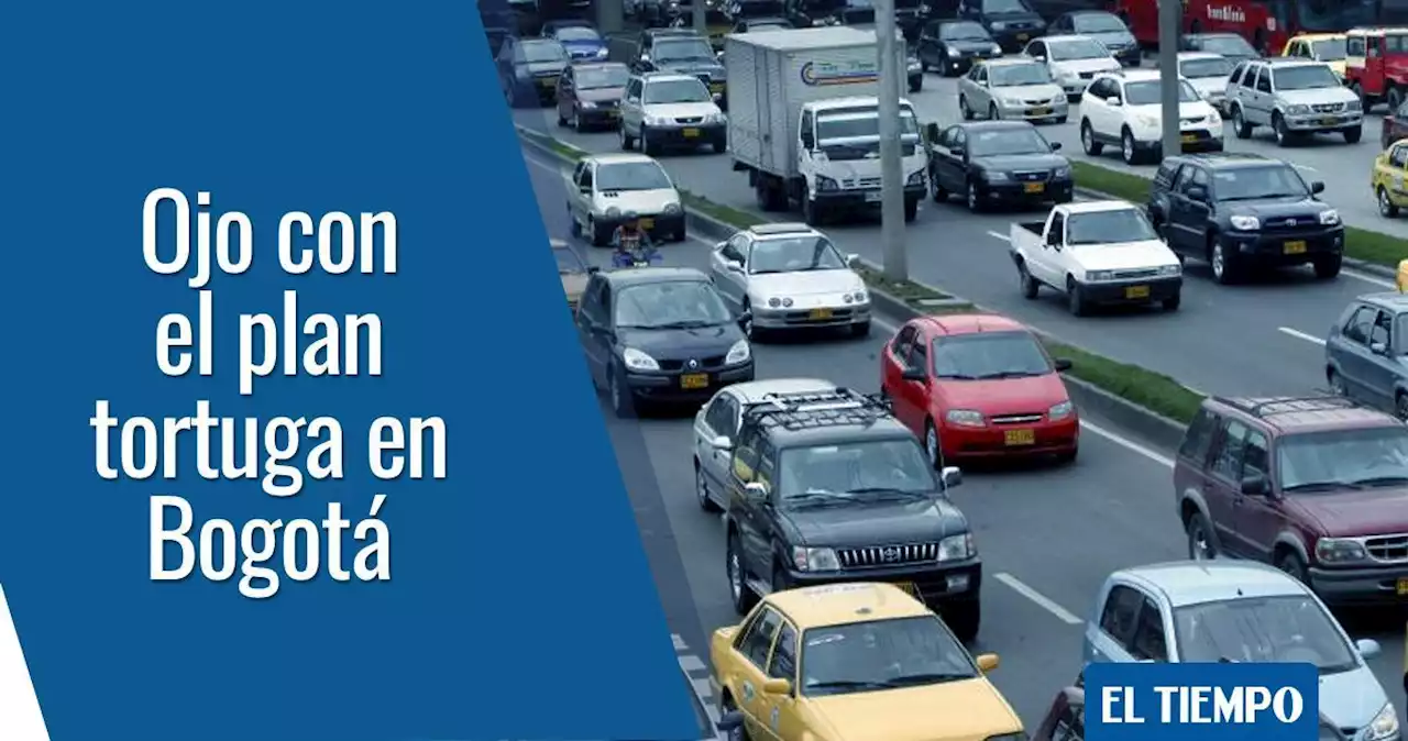 Plan tortuga contra nuevo pico y placa en Bogotá: puntos y calles afectadas