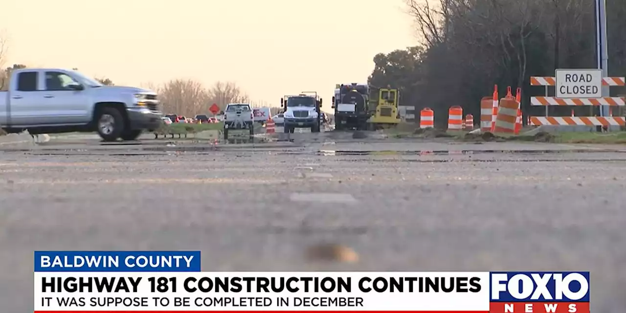 ALDOT provides update on ongoing 4-year Highway 181 project