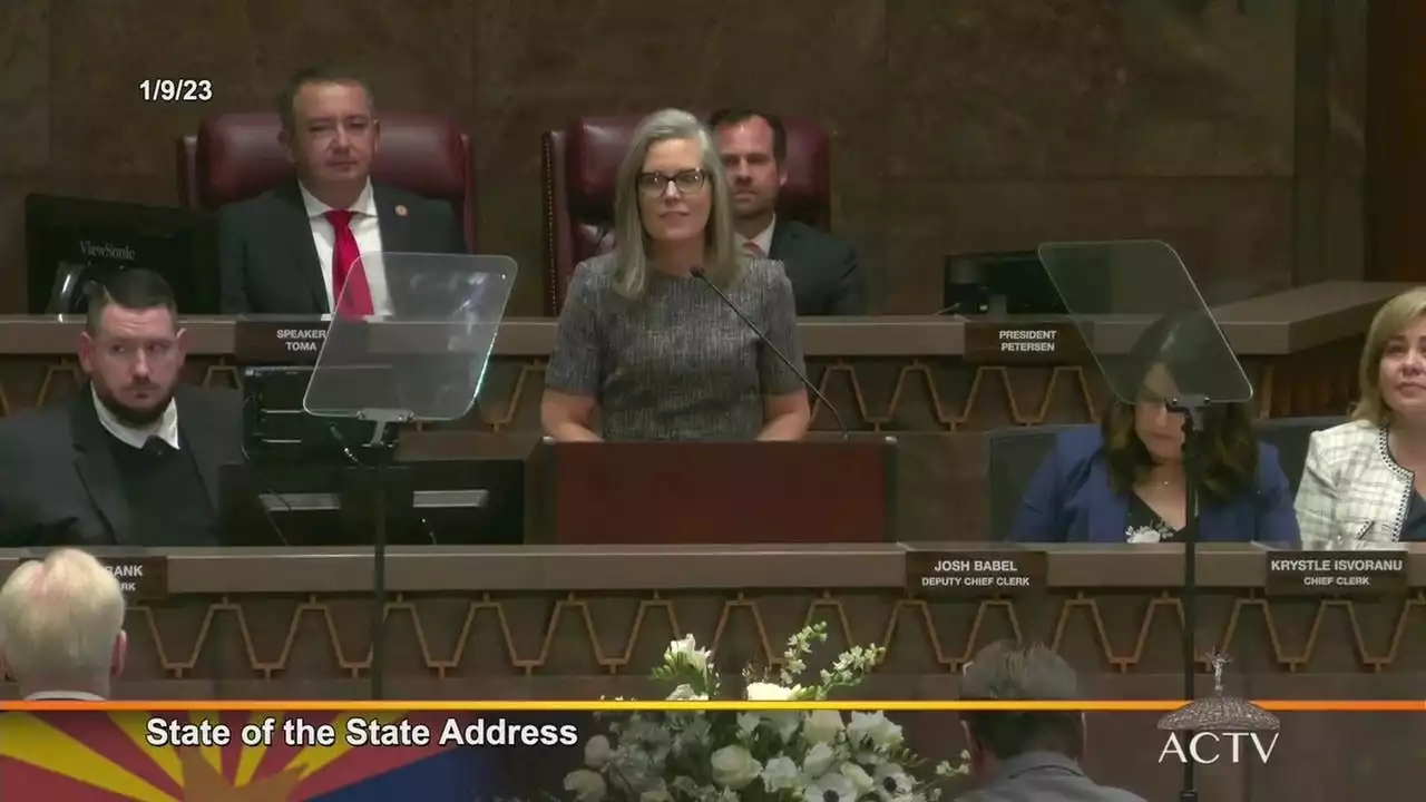 Arizona Gov. Katie Hobbs delivers 1st State of the State address