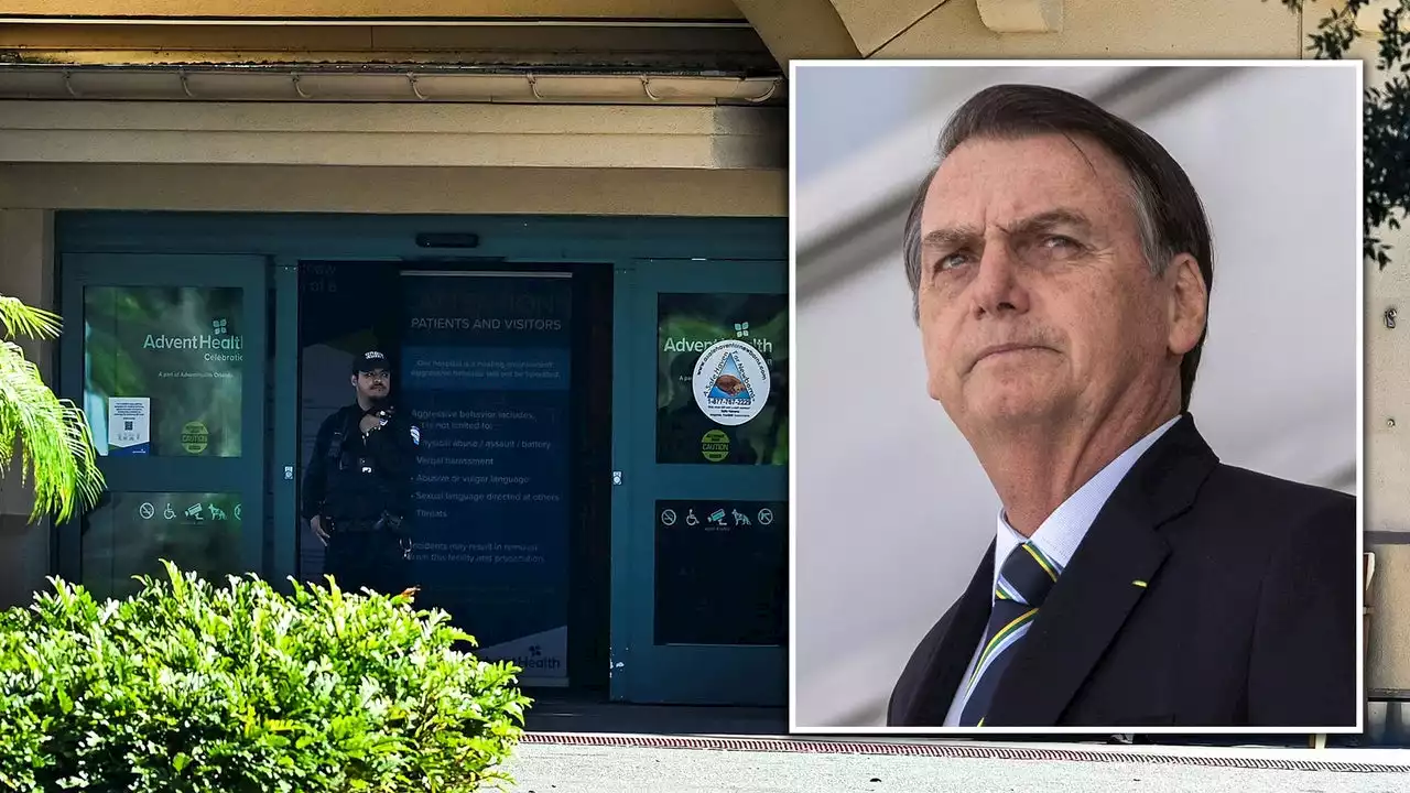 Report: Ex-Brazilian President Jair Bolsonaro hospitalized in Florida