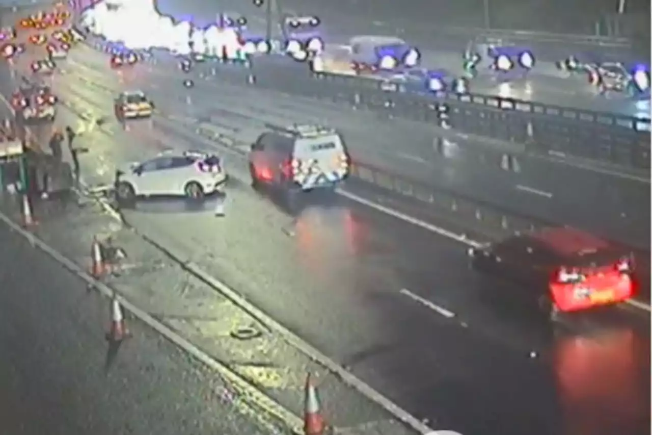 Rush-hour crash on major motorway sparks 999 response