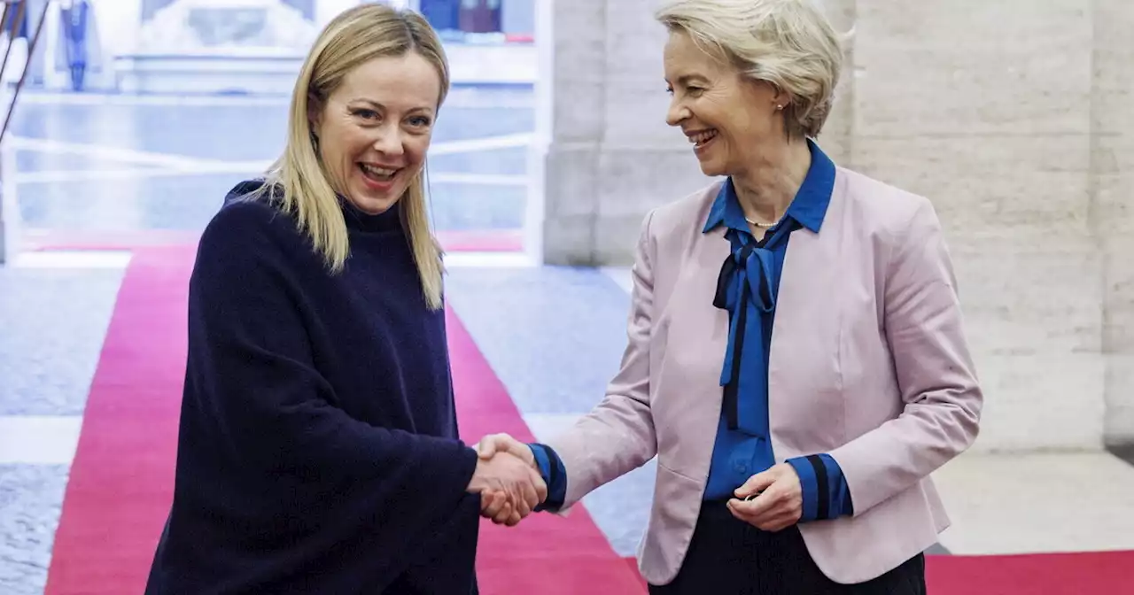 L'incontro Meloni-von der Leyen: apertura sul Pnrr, stallo sui migranti