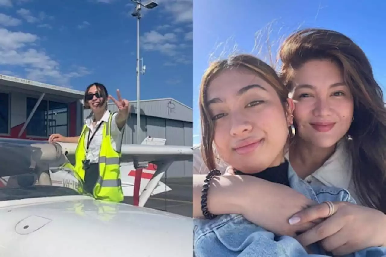 Dimples Romana’s daughter Callie passes commercial pilot license exams in Australia