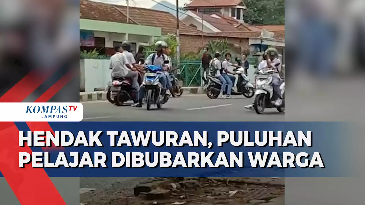 Puluhan Pelajar yang Saling Serang Dibubarkan Warga