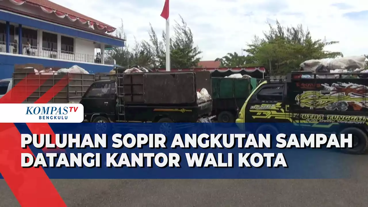 Puluhan Sopir Angkutan Sampah Datangi Kantor Wali Kota