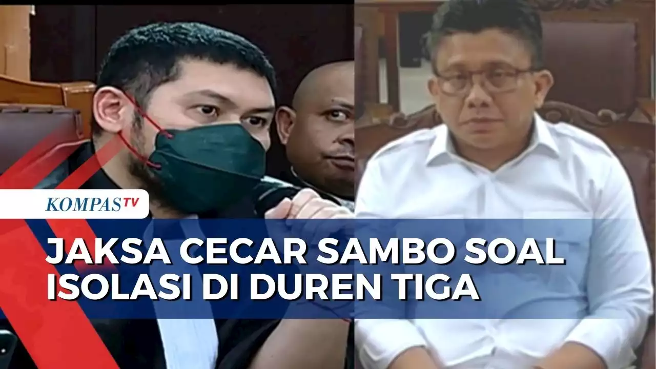 Sambo Tak Berkutik saat Jaksa Tanya Putri dan Yosua Isolasi di Duren Tiga