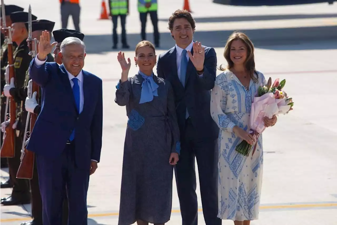 Arriba Justin Trudeau al AIFA para CLAN