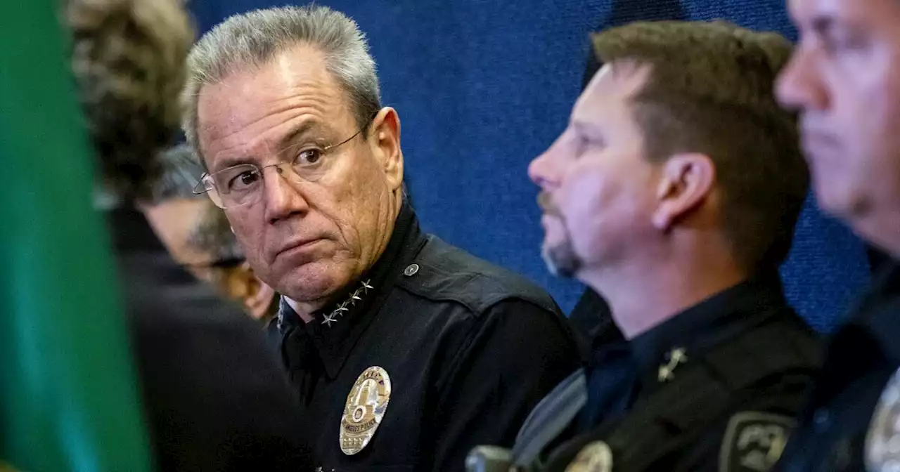 Seeking reappointment, LAPD Chief Moore says he may stay only two or three more years