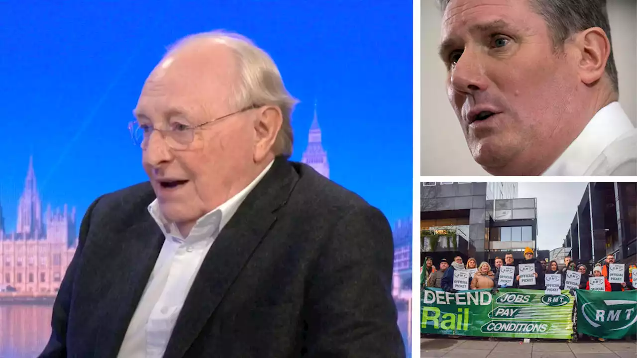 Keir Starmer 'right' not to join picket lines as doing so would be 'gesture politics', says former Labour leader Neil Kinnock